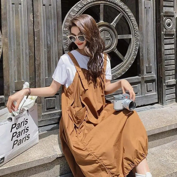 dresses for women Lantern Dress Elevate Your Style Cotton Dress-Women's Skirts-Thebesttailor-Thebesttailor