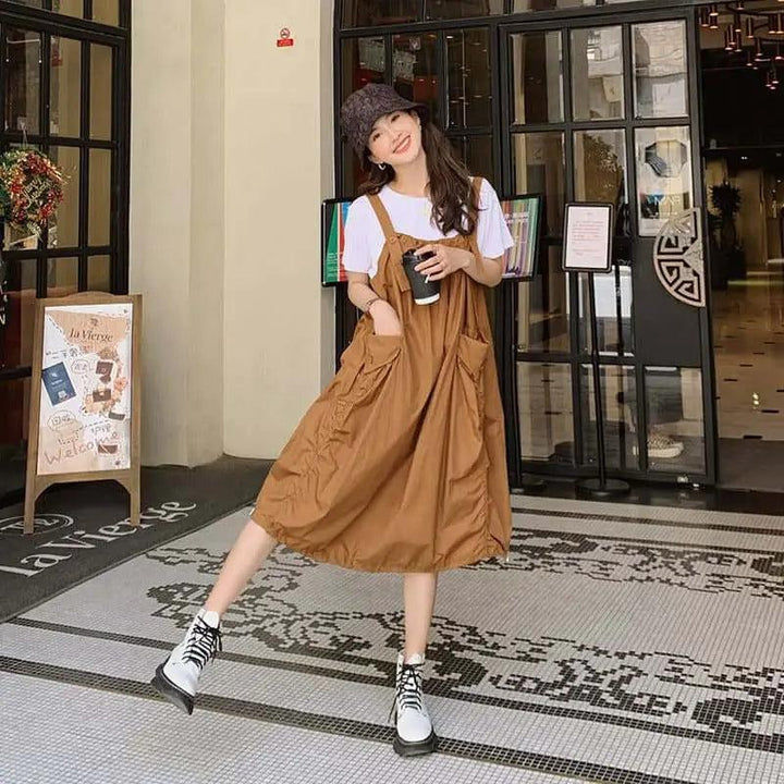 dresses for women Lantern Dress Elevate Your Style Cotton Dress-Women's Skirts-Thebesttailor-Thebesttailor