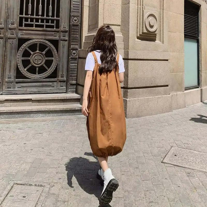dresses for women Lantern Dress Elevate Your Style Cotton Dress-Women's Skirts-Thebesttailor-Thebesttailor
