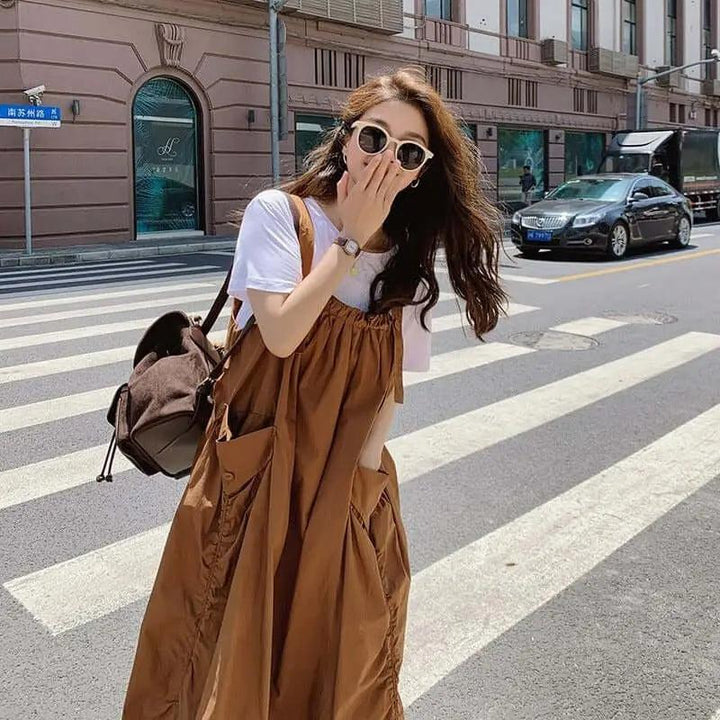 dresses for women Lantern Dress Elevate Your Style Cotton Dress-Women's Skirts-Thebesttailor-Thebesttailor