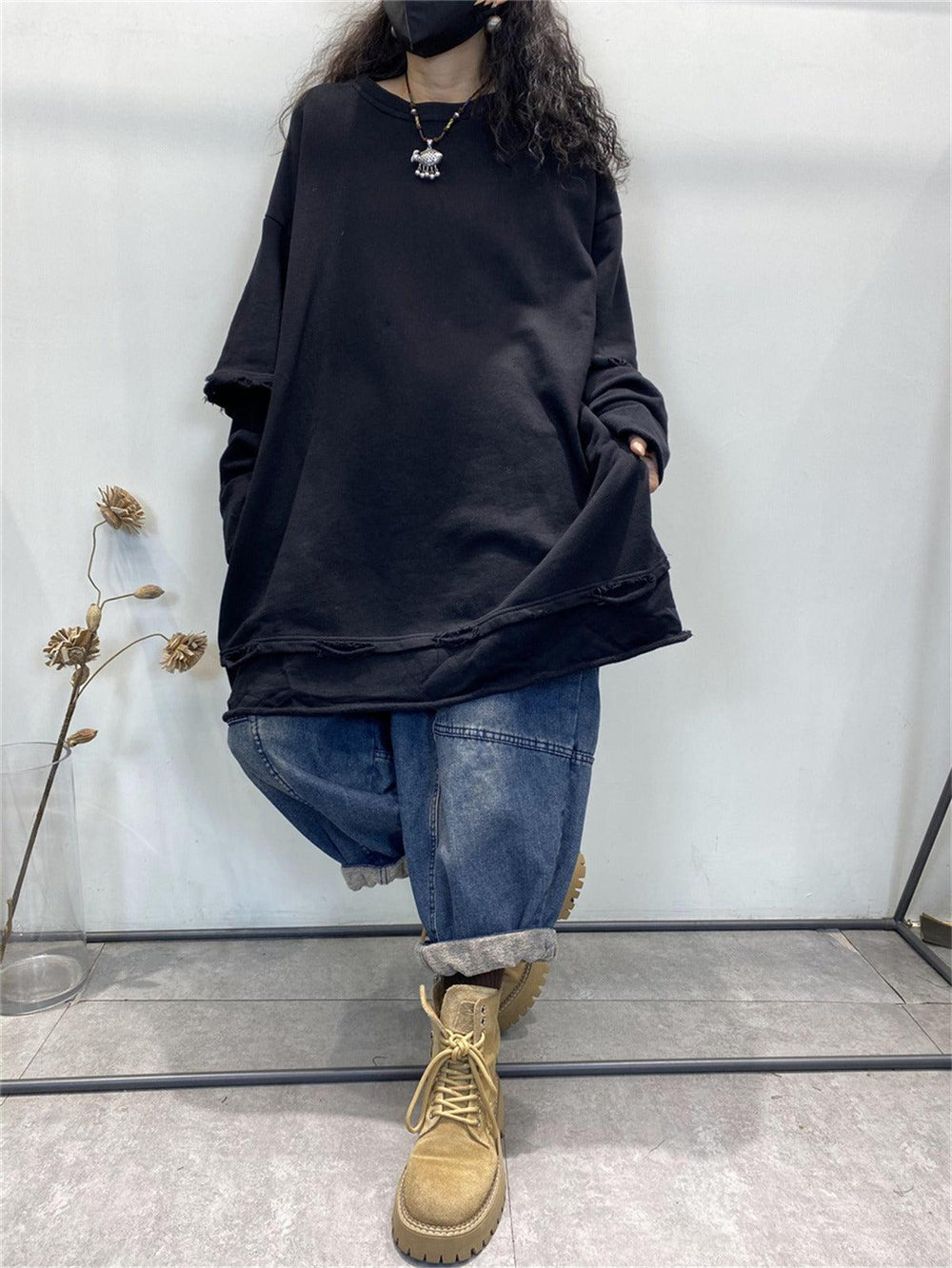 sweater dress long oversized sweater dress by Thebesttailor