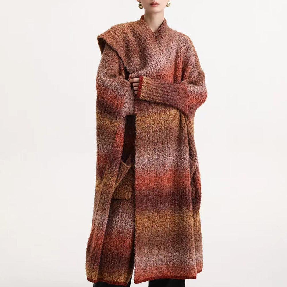 Cardigan sweater warm sweaters for winter mohair sweaters womens-Women's coat-Thebesttailor-Thebesttailor