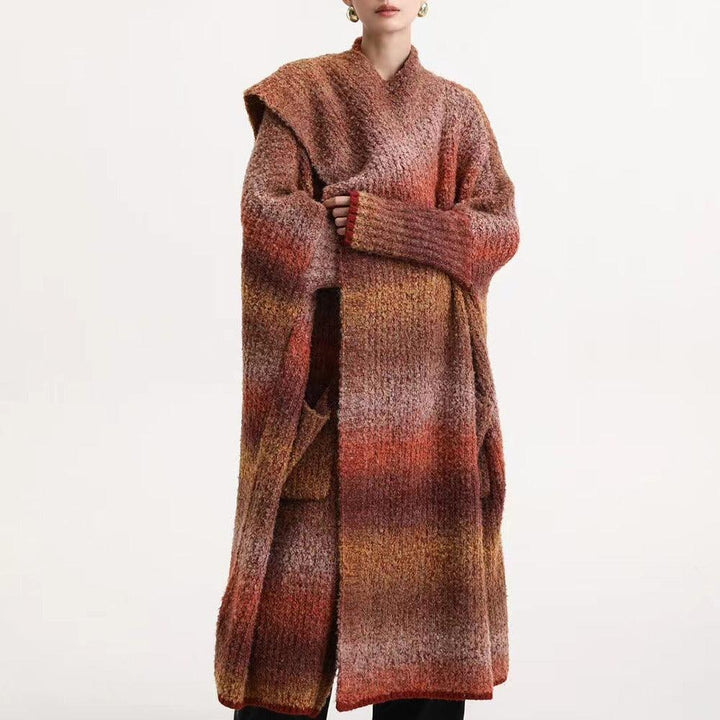 Cardigan sweater warm sweaters for winter mohair sweaters womens-Women's coat-Thebesttailor-Thebesttailor