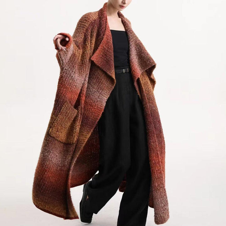 Cardigan sweater warm sweaters for winter mohair sweaters womens-Women's coat-Thebesttailor-Thebesttailor