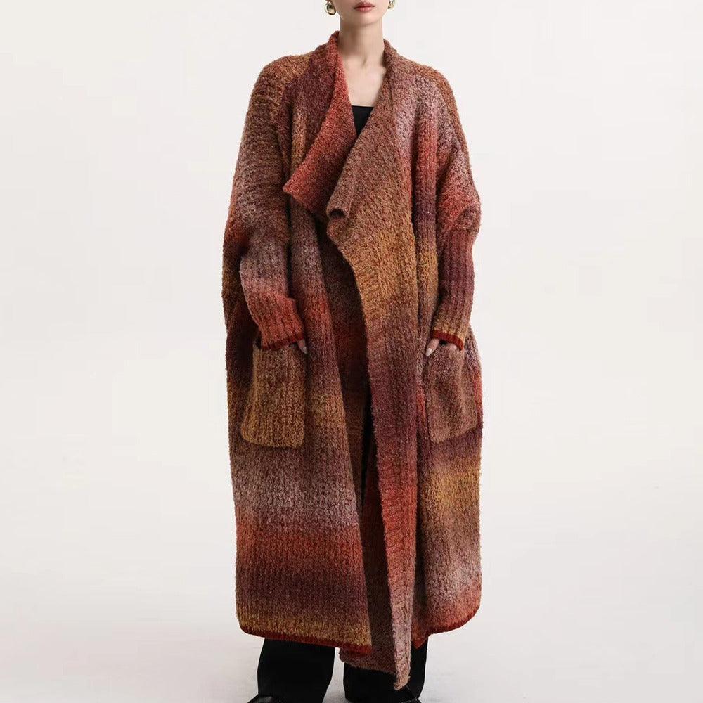 Cardigan sweater warm sweaters for winter mohair sweaters womens-Women's coat-Thebesttailor-Thebesttailor
