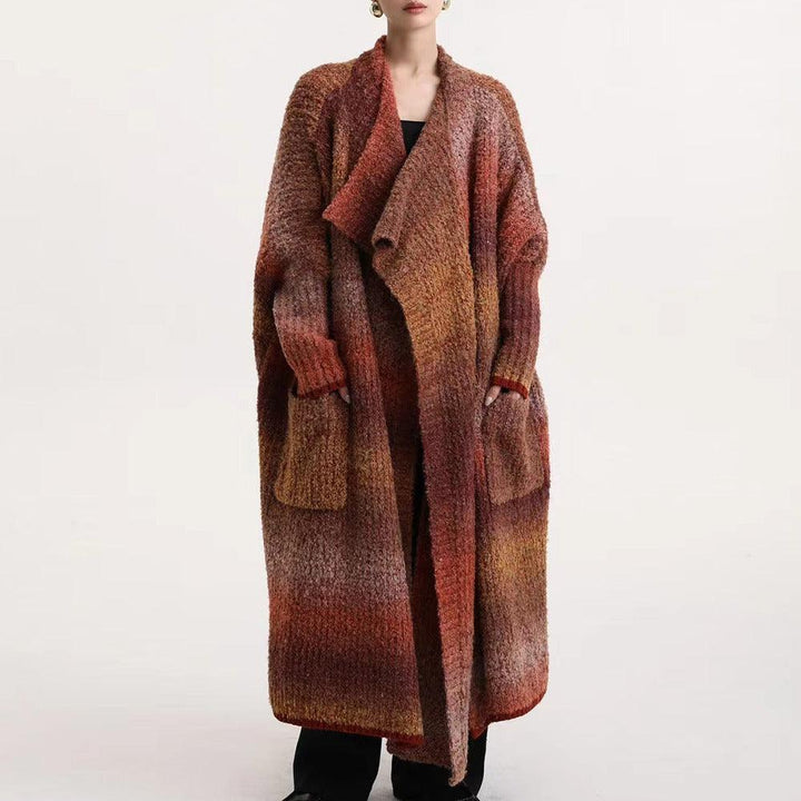 Cardigan sweater warm sweaters for winter mohair sweaters womens-Women's coat-Thebesttailor-Thebesttailor