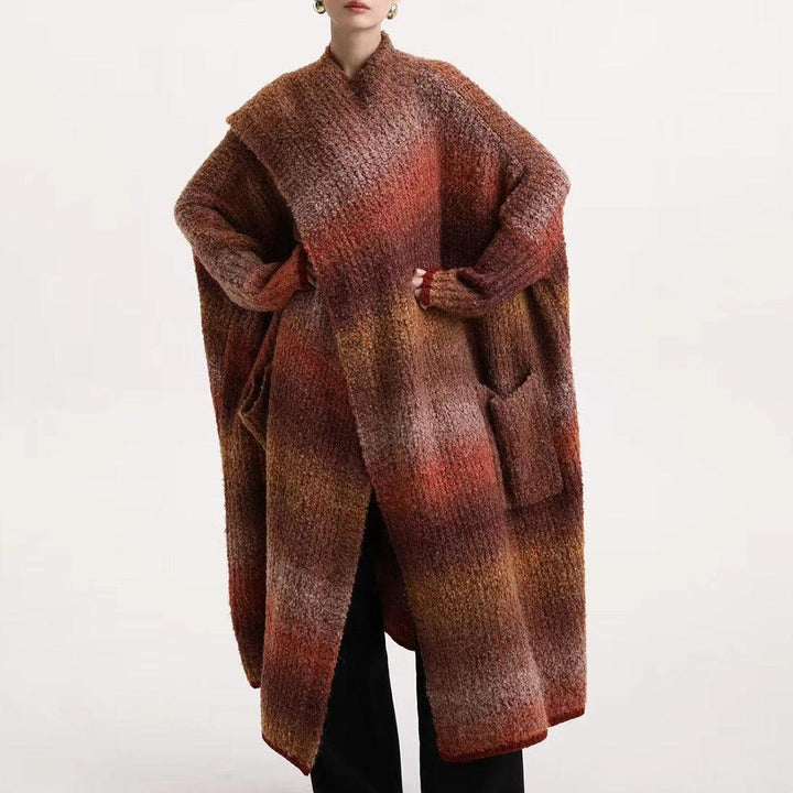 Cardigan sweater warm sweaters for winter mohair sweaters womens-Women's coat-Thebesttailor-Thebesttailor