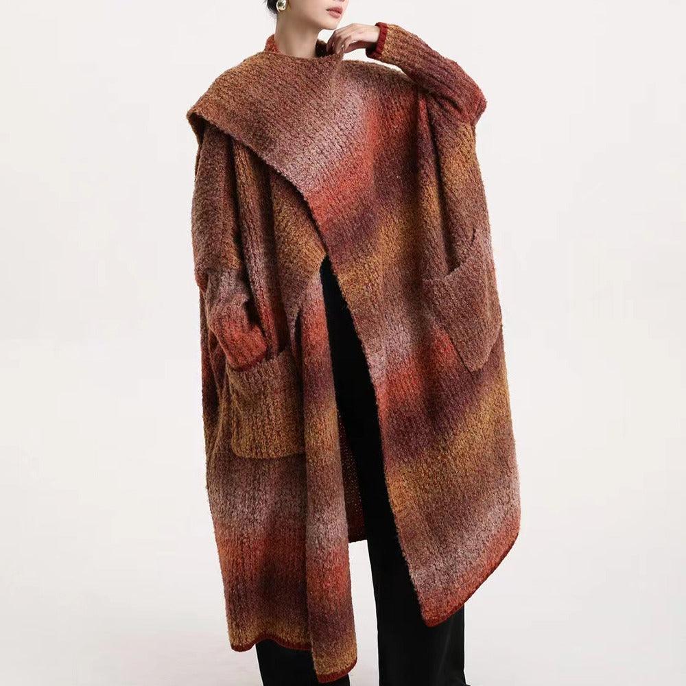 Cardigan sweater warm sweaters for winter mohair sweaters womens-Women's coat-Thebesttailor-Thebesttailor
