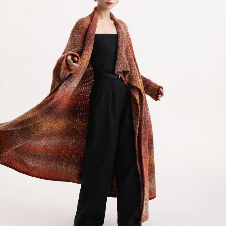 Cardigan sweater warm sweaters for winter mohair sweaters womens-Women's coat-Thebesttailor-Thebesttailor