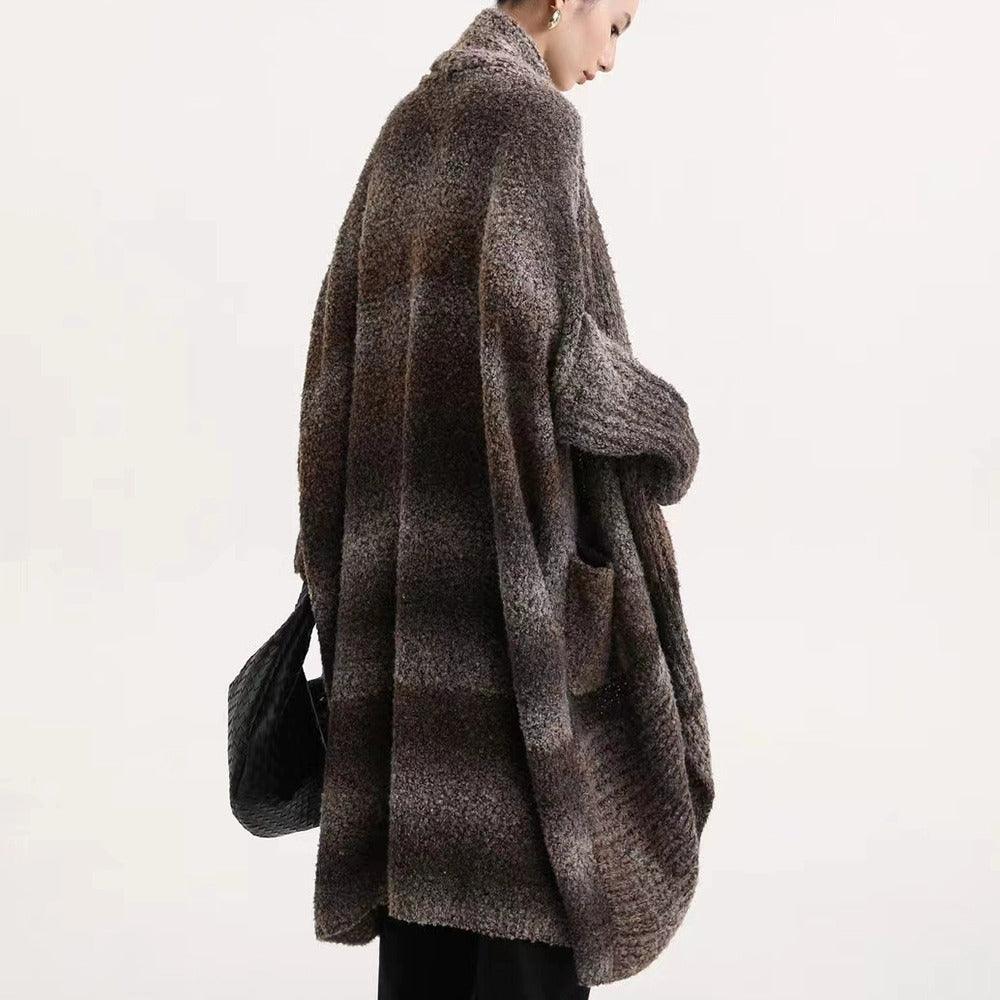 Daily woolen coat long cardigan coat womens by Thebesttailor