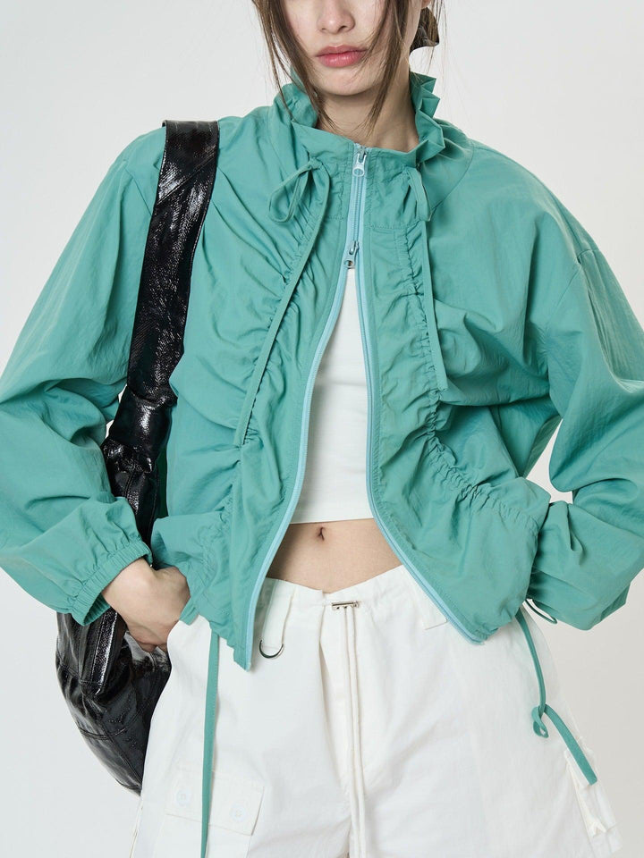 Women's Stand collar UV Protection Jacket Ultralight Breathable Blouses Thebesttailor