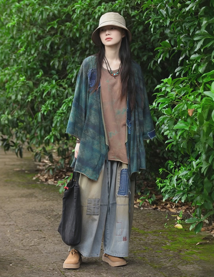Zen autumn midi cardigan top for women
