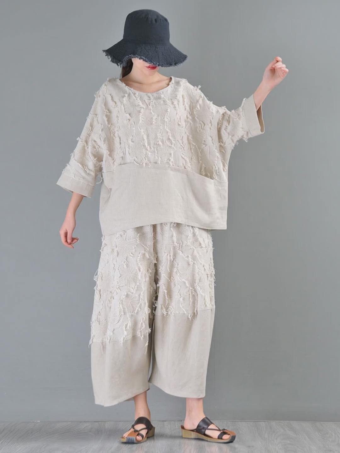 wide leg linen summer trousers Linen Wide Leg Pants Outfits