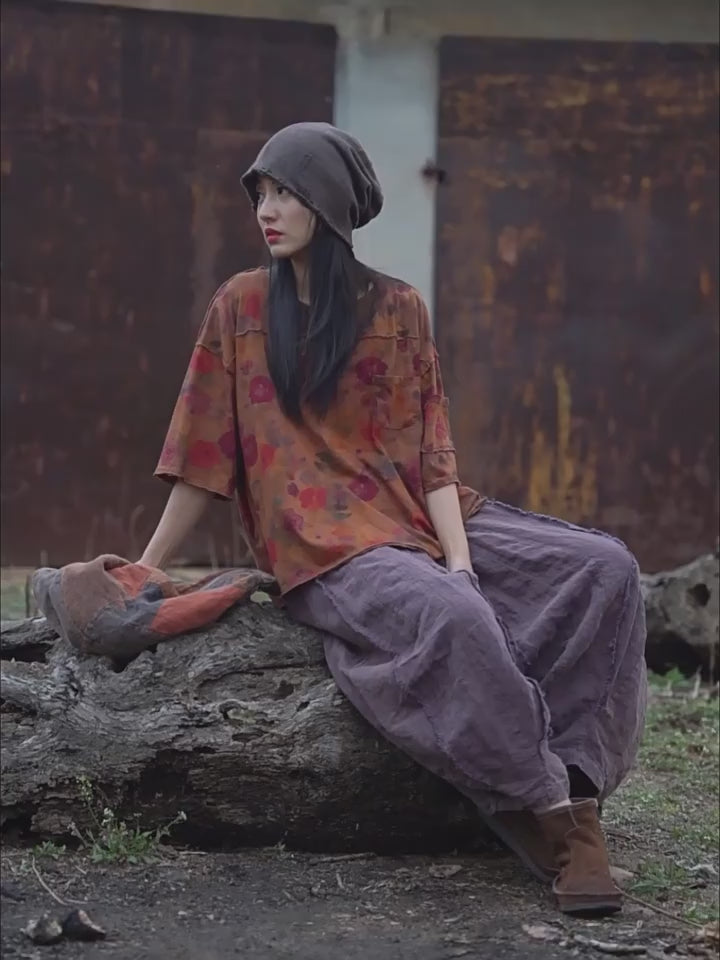 Women's Linen Harem Pants 