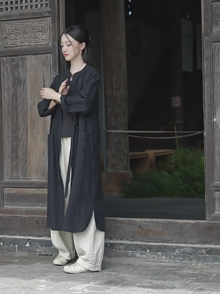 Spring Green Linen Cardigan - Women's Casual and Formal Wear
