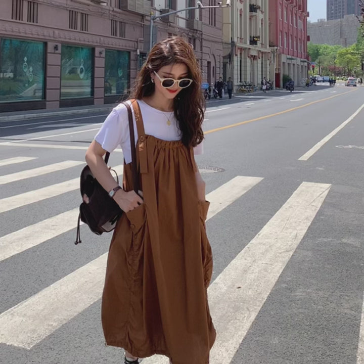linen midi skirt