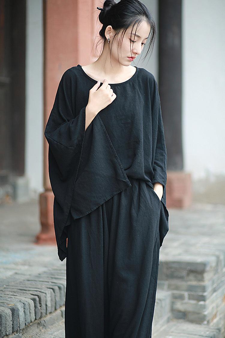 Stonewashed Linen Blouses Linen Tops for Women Stylish Fit by Thebesttailor