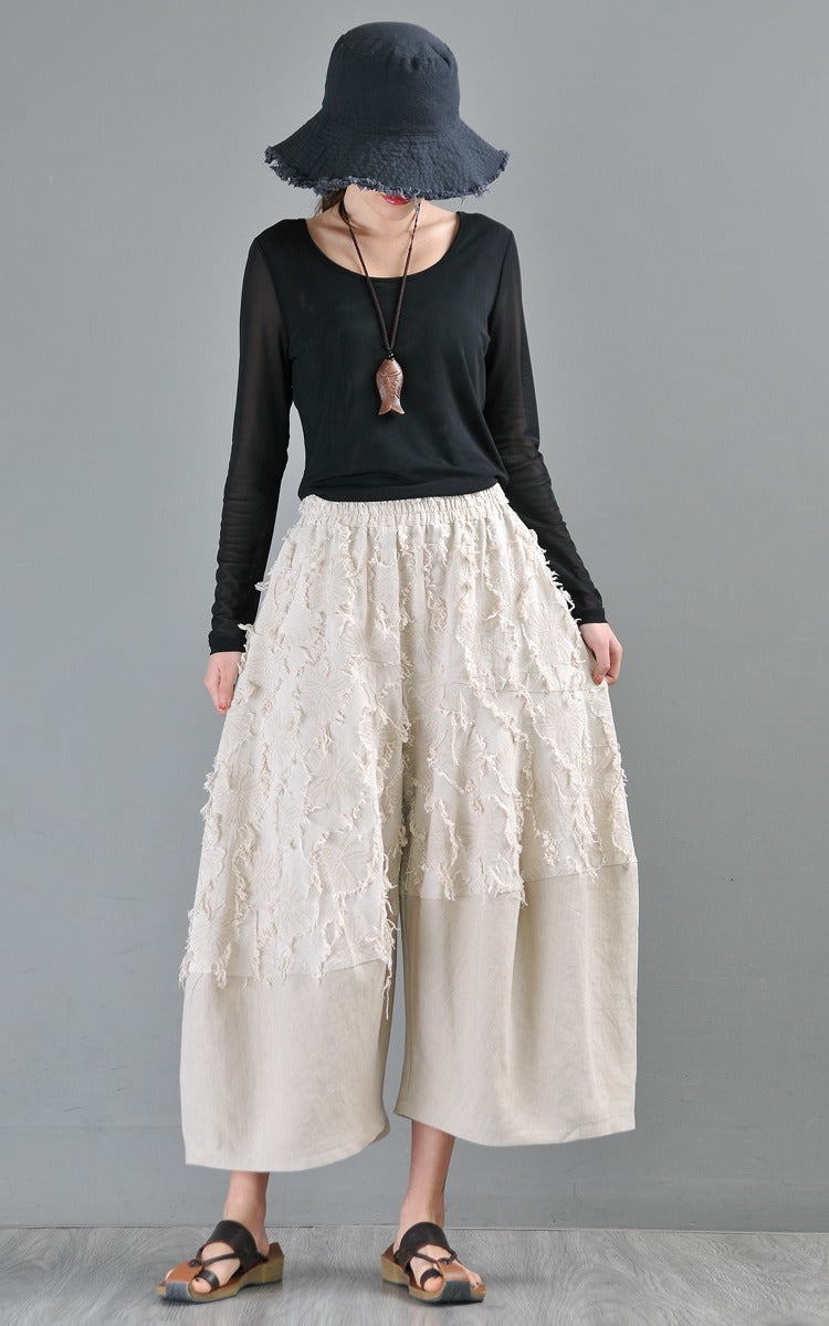 wide leg linen summer trousers Linen Wide Leg Pants Outfits