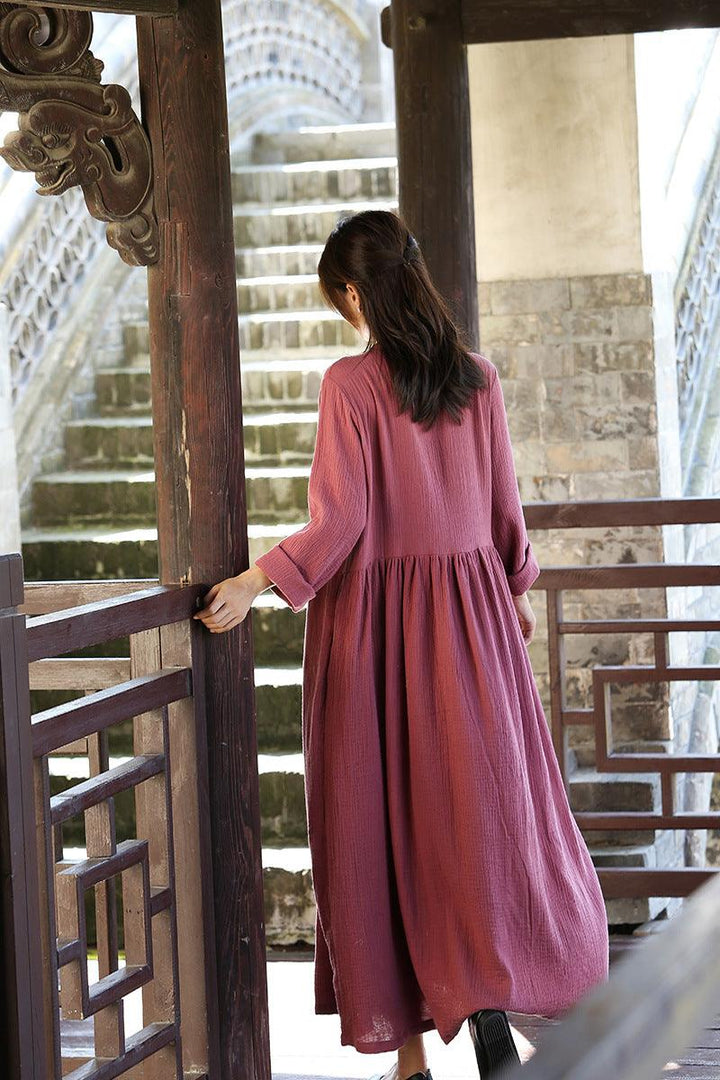 Summer shirt dress Cotton Soft Dress dress for women Thebesttailor