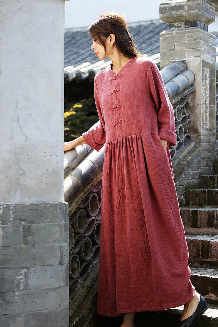 Summer shirt dress Cotton Soft Dress dress for women Thebesttailor