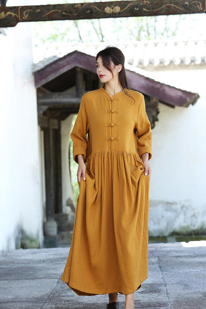 Summer shirt dress Cotton Soft Dress dress for women Thebesttailor