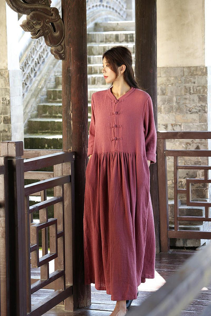 Summer shirt dress Cotton Soft Dress dress for women Thebesttailor