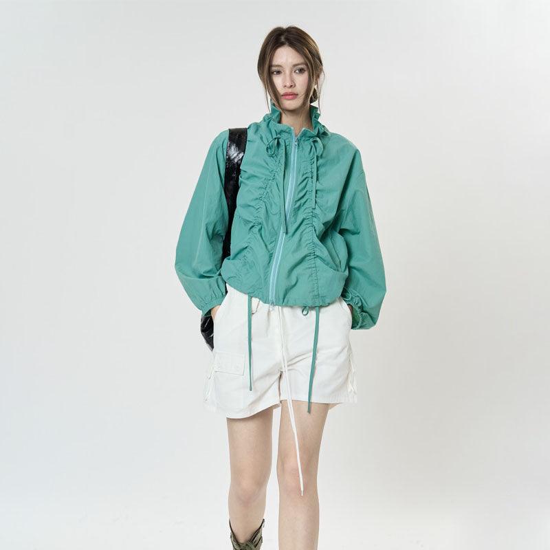 Women's Stand collar UV Protection Jacket Ultralight Breathable Blouses Thebesttailor