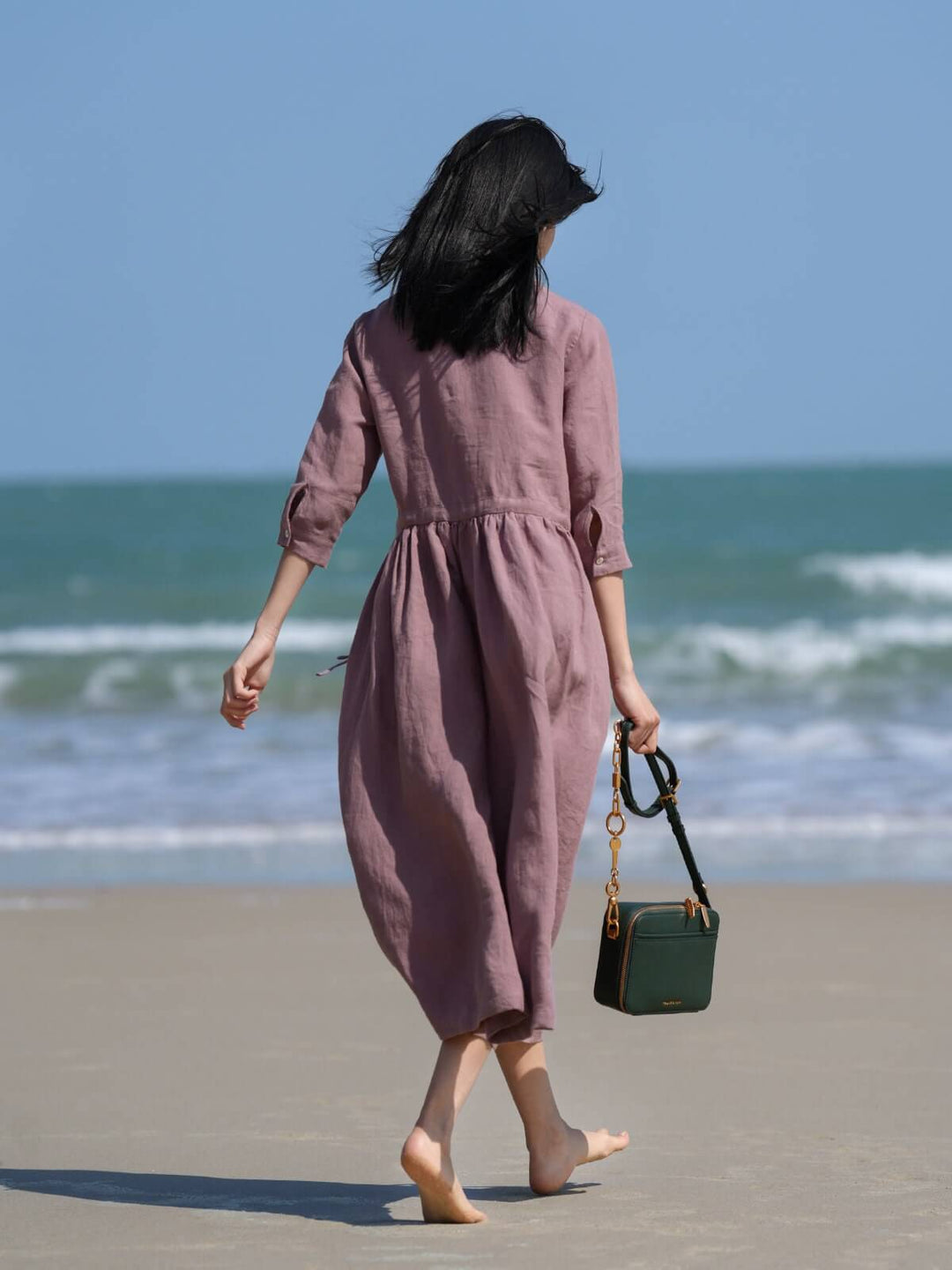Purple  Beach Maxi Dresses